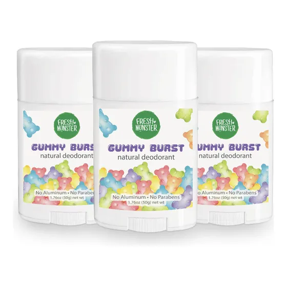 Desodorante Fresh Monster Natural Para Niños Y Adolescentes,