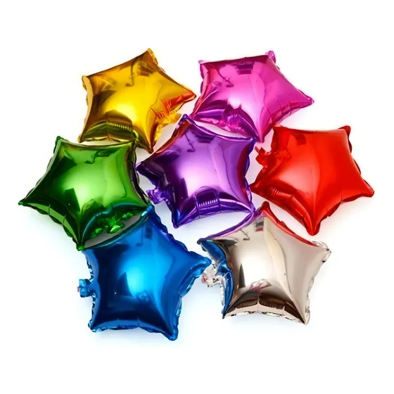 Globos Americanos Metalicos De Estrella 22 Pulgadas O 55 Cm