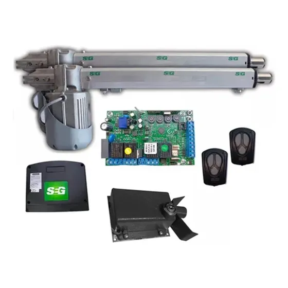 Kit Automatizacion Duo Combat 1/4 Hp Seg Porton + Chapa Msi