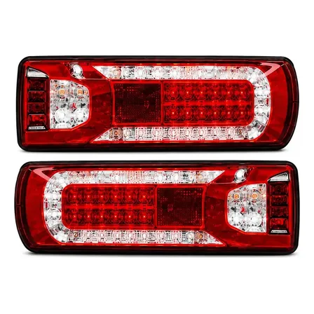 Par Lanterna Led Traseira Mercedes New Actros 24v Ambos Lados