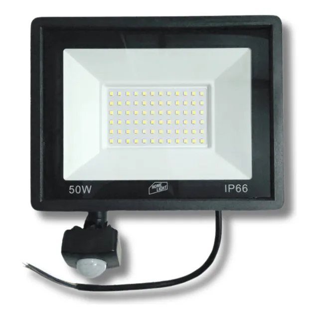 Reflector Led 50w Con Sensor De Movimiento Home Light