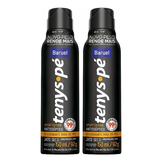 Tenys Pé Baruel Jato Seco Sport Kit C/6