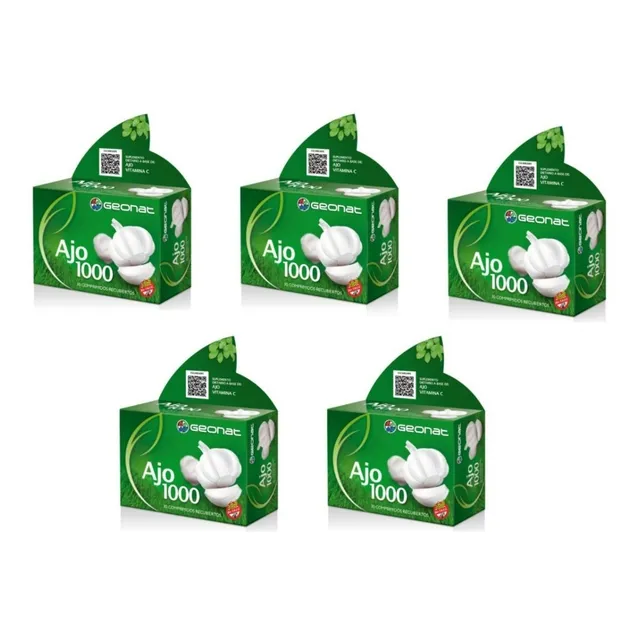 Ajo 1000 Suplemento Antiseptico Fungicida Bactericida X5