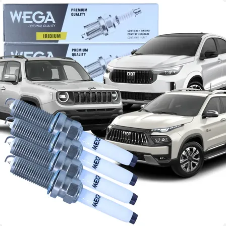 Jogo 04 Velas Ignição Fastback Toro Renegade 2021 A 2025