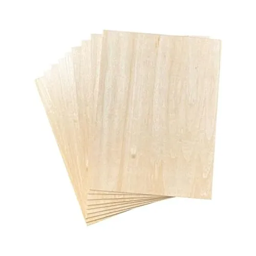 Juego De 9 Hojas De Madera Contrachapada De Tilo De 1/1...