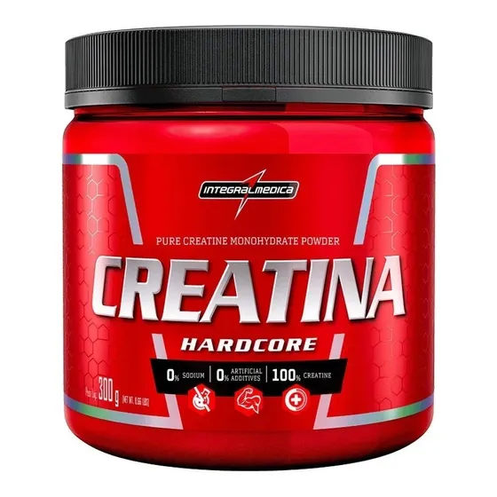 Creatina Integral Médica 100% Pura 300g - Original C/ Nf