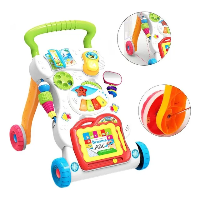 Caminador Bebe Andador Infantil Musical Caminar Niño- El Rey