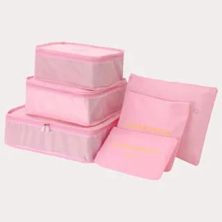 Organizador De Malas Roupa Para Viagem Kit 6 Peças Travel Organizador De Malas Roupa Para Viagem Kit 6 Peças Travel