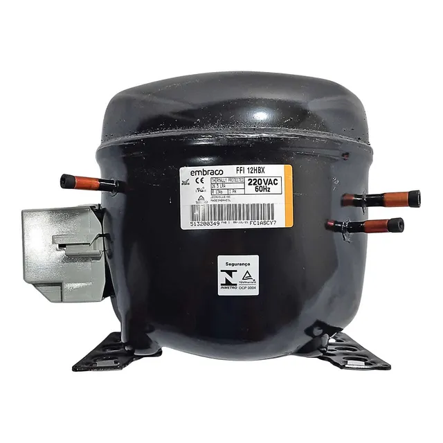 Compressor Embraco Potencia 1/3+hp 220v Gás R134a Ffi12hbx