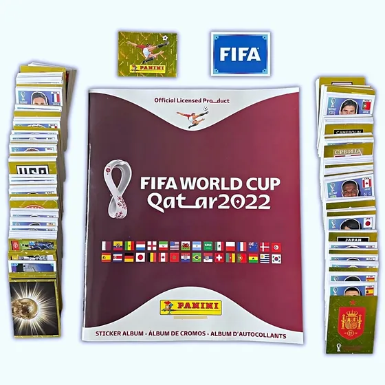 Copa Mundial 2022 Qatar: Álbum Completo A Pegar [tapa Blanda