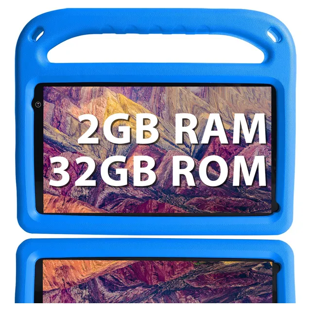 Goodtel Tableta G7 Niños Android Rom De 32 Gb Con Funda Color Azul