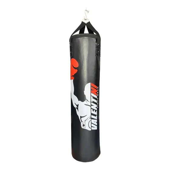 Saco De Pancada Velentini Boxe Profissional 120 Cm *cheio* Cor Preto