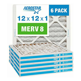 Filtro De Aire Plisado Aerostar, Merv 8, 12x12x1 Filtro De Aire Plisado Aerostar, Merv 8, 12x12x1
