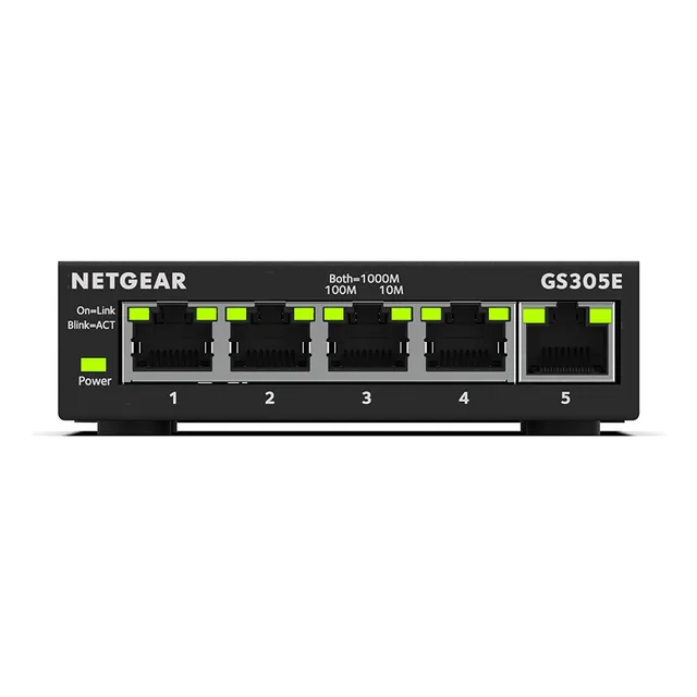 Switch De Red Administrado De 5 Puertos Gigabit Ethernet