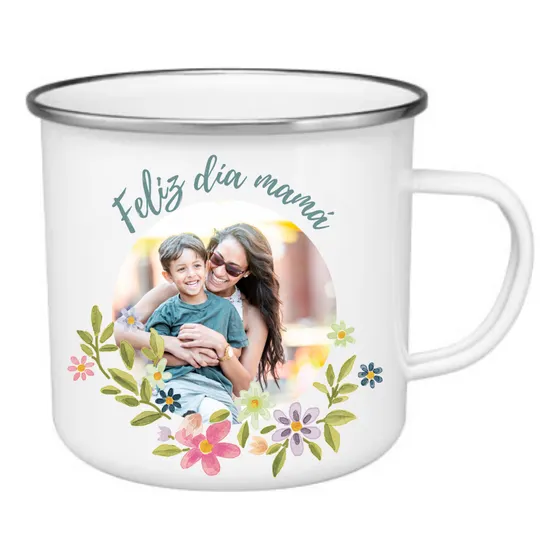 Tazón Enlozado Día De La Mamá