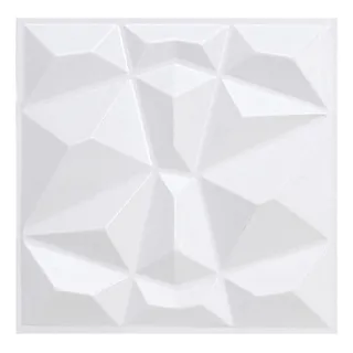 50 Placas Revestimento De Parede Pvc 3d Diamante 50 Placas Revestimento De Parede Pvc 3d Diamante