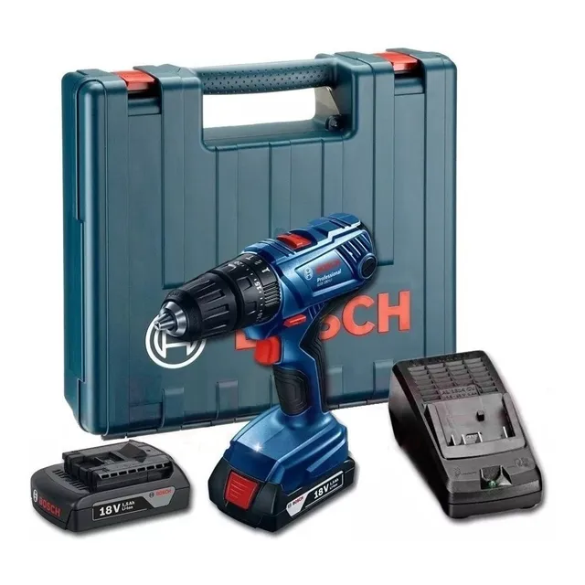 Atornillador Inalambrico Percutor Bosch Gsb180 Litio 18v 2 B