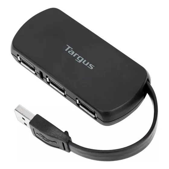 Hub Usb Targus 4 Port Usb-a 2.0 Black Ach114