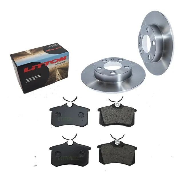 Kit Discos Y Pastillas Vw Golf Iv Bora Suran Trasero