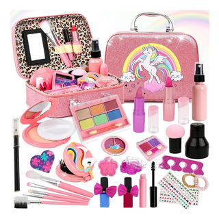 28 Pcs Juego De Maquillaje De Niñas Maquillaje Lavable 28 Pcs Juego De Maquillaje De Niñas Maquillaje Lavable