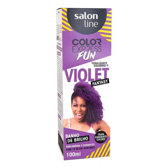 Tintura Salon Line Color express fun tom violet fantasy para cabelo