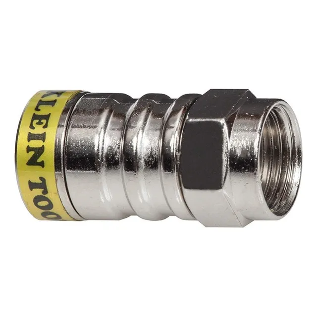 Conector Macho F Rg6/6q 10 Piezas Klein Tools
