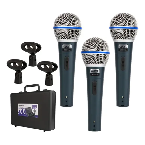 Microfone Behringer Ultravoice XM8500 Dinâmico Cardioide cor preto