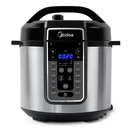 Panela De Pressão Elétrica 6 L Mastersteam Inox Midea Cor Cinza Voltagem 220v