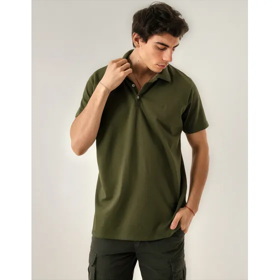 Chomba District Mónaco Lisa Algodón Hombre Cuello Tejido