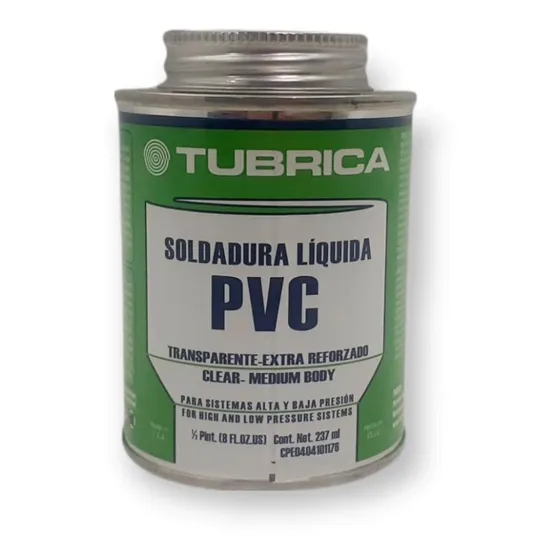 Pega Pvc Tubrica Verde Alta Presión 1/16 Galon