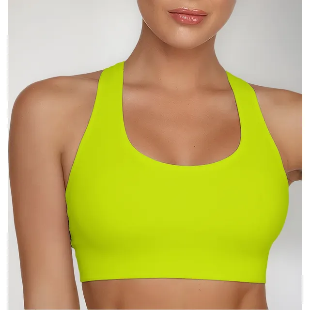 Top Malla Corpiño Básico Deportivo Mujer Lycra Elastizada 