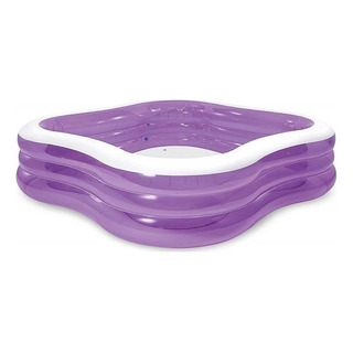 Alberca Inflable Swimcenter Morada 229 X 229 X 56cm Alberca Inflable Swimcenter Morada 229 X 229 X 56cm