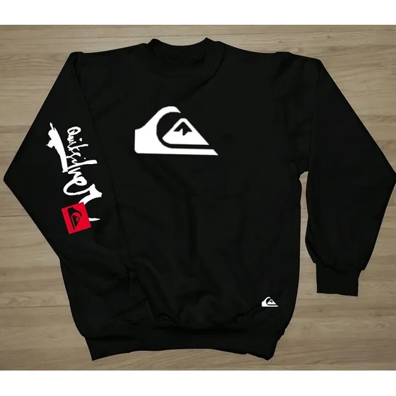 Blusa De Moletom Plus Size Careca Quiksilver
