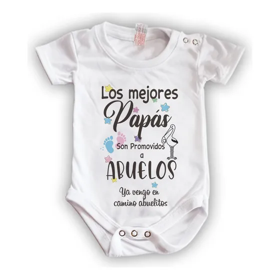 Body Bebe Personalizado Anuncio De Embarazo