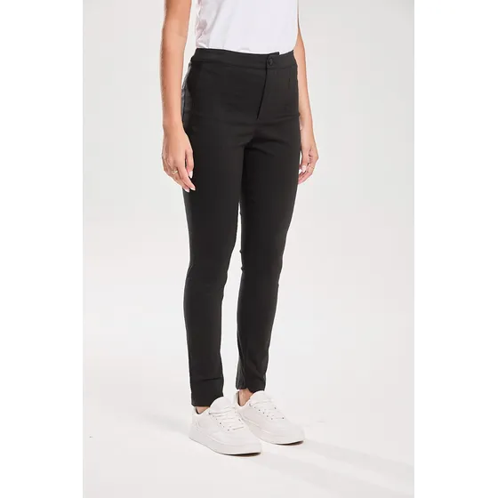 Pantalón Chupín Tiro Alto Negro Koxis Mujer
