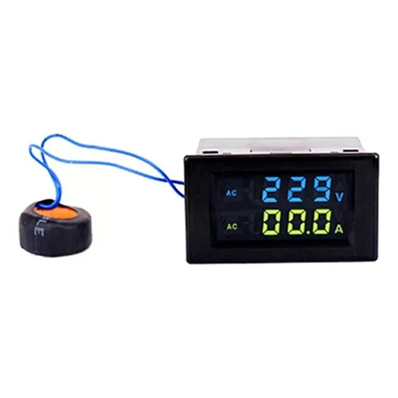 A D85-2042a Voltímetro Amperímetro Com Display Lcd Digital