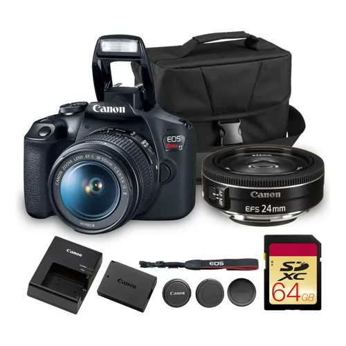 Canon EOS DSLR + 75-300mm & 35-80mmレンズ Câmera DSLR Canon EOS Rebel Kit com Lente Canon EF 75-300mm