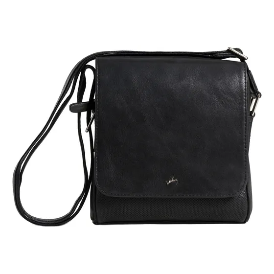 Manos Libres Remin 2 Para Hombre Grabado 00 Vélez Acabado de los herrajes Níquel Color Negro Correa de hombro Negro Diseño de la tela Lisa