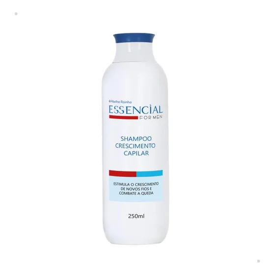  Shampoo Crescimento Capilar 250ml Essencial For Men Abelha