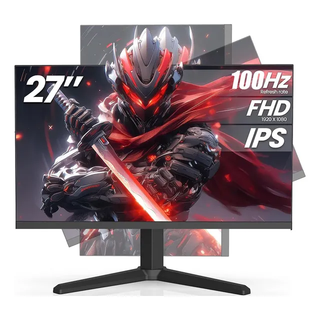 Monitor Gamer 27'' Full Hd 100hz Bocina Usb-c Led Negro 1080 Negro
