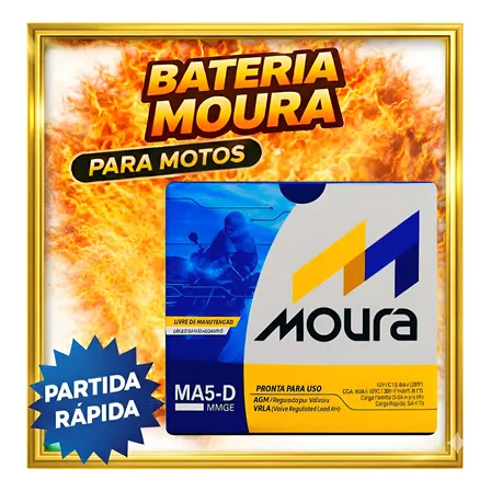 Moura Moto Titan/fan/biz/bros/fazer/xre/crf/pcx 125 150 160
