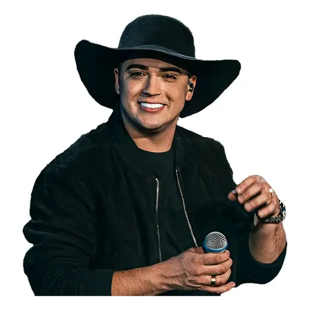 Chapéu Floppy Estilo Natanzinho Lima Feltro Caminhoneiro Cor Preto Fashion