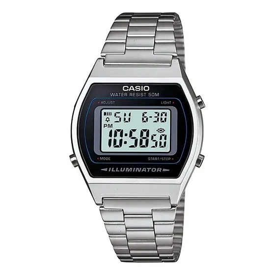 Reloj Casio Retro Vintage B640 Plata - Acero Inoxidable