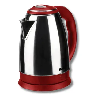 Chaleira Elétrica Bule Elétrico Esquentar Água Jarra Pratica Cor Vermelho Chaleira Elétrica Bule Elétrico Esquentar Água Jarra Pratica Cor Vermelho
