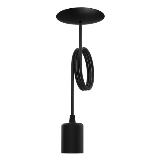 Lampara Colgante Vinage Portalampara Cable