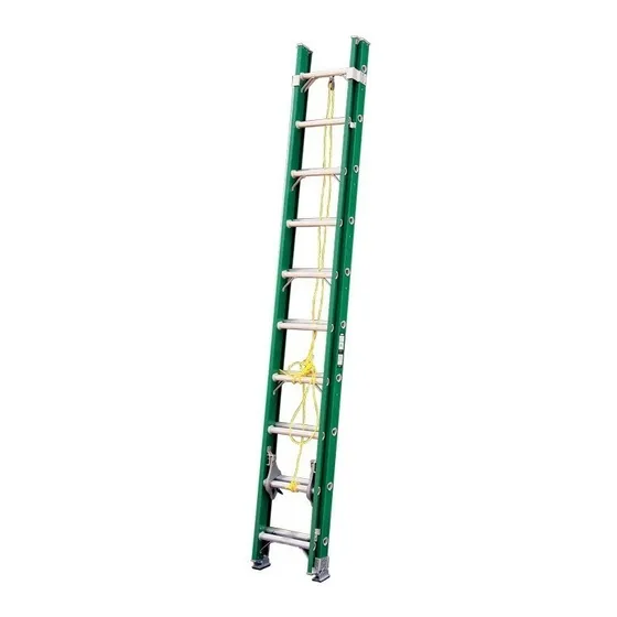Escalera De Ext Fibra De Vidrio Akron 20 Esc 77-96 Color Verde