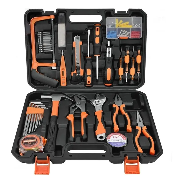Juego De Herramientas De 100pcs Kit De Herramientas Manuales Hisemy