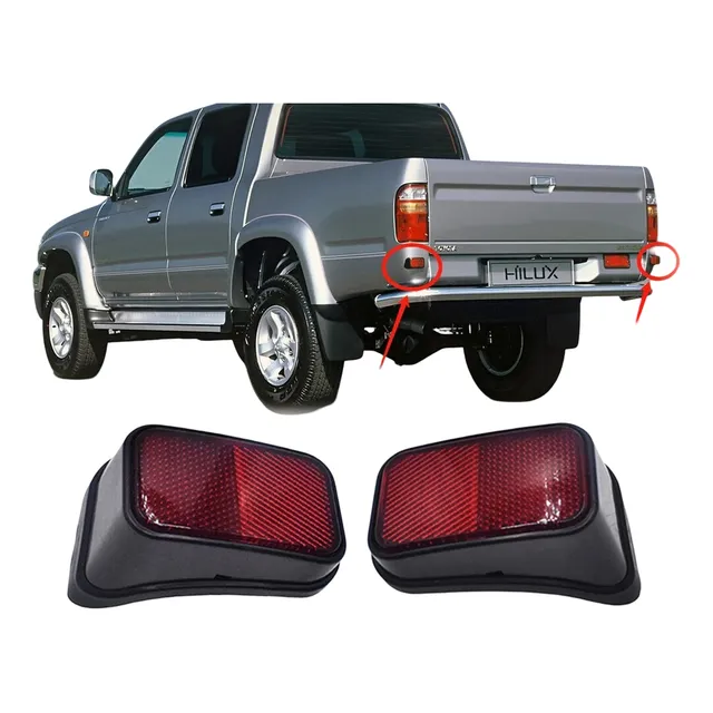 Kit 2 Micas Reflectores Trasero Toyota Hilux 1997 - 2005