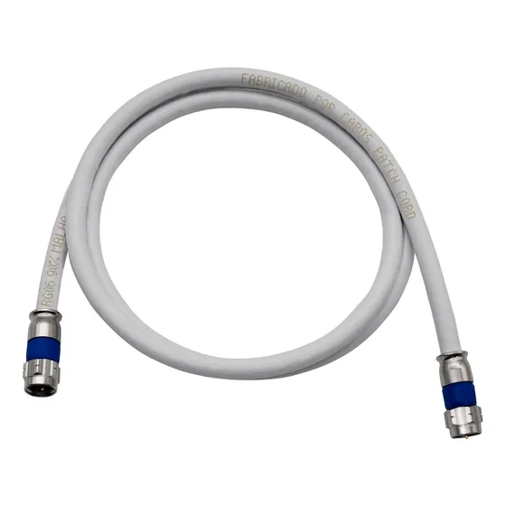Cabo Tv Net Coaxial 95% De Malha 3mts + 1 Conector