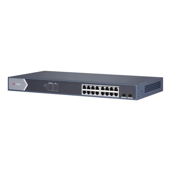 Conmutador Poe DS-3E1518P-Si administrable de 18 puertos de Hikvision